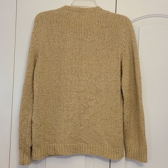 Vintage LeRoy Cream Size XL Grandma Cardigan Sweater - Picture 4 of 5